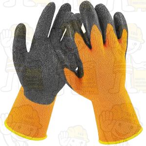 Guante Corrugado Grueso Naranja