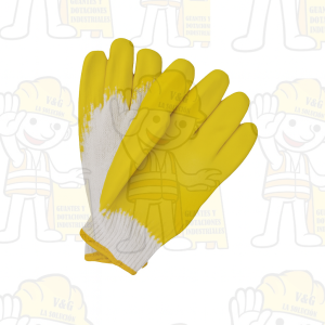 Guante hilaza Latex
