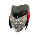 Combo Farola + Carenaje C/visor Pulsar-135 Ls Rojo