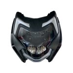 Combo Farola Completa Apache Tvs-rtr 200 4v Led Negro